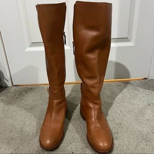 Tory Burch Brown Leather Heeled Boots